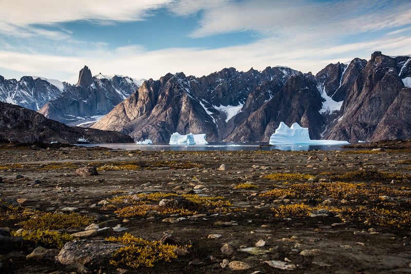 Greenland underwater
